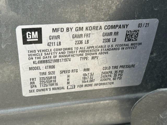 used 2021 Buick Encore GX car, priced at $17,273