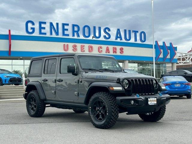 used 2023 Jeep Wrangler 4xe car, priced at $27,958