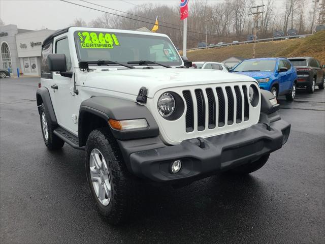 used 2021 Jeep Wrangler car, priced at $28,641