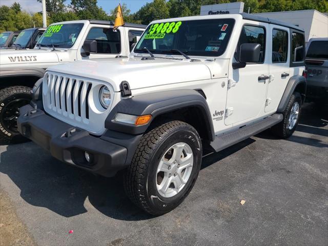 used 2020 Jeep Wrangler Unlimited car, priced at $34,050