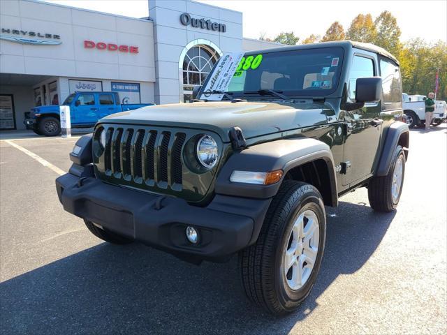 used 2021 Jeep Wrangler car, priced at $29,880