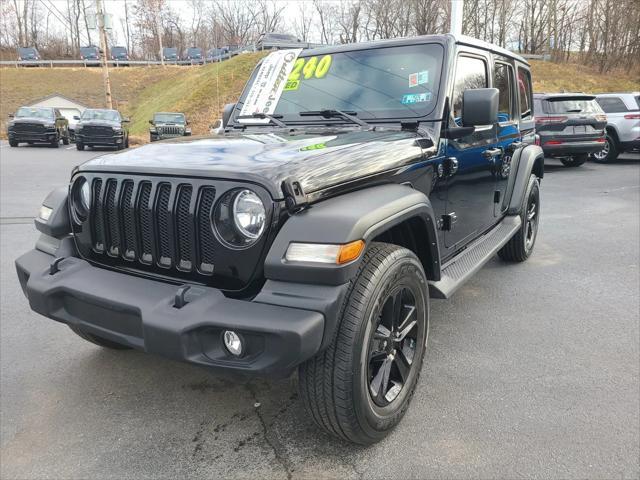 used 2021 Jeep Wrangler Unlimited car, priced at $33,240