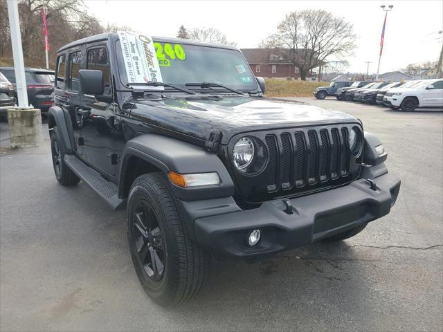 used 2021 Jeep Wrangler Unlimited car, priced at $33,240