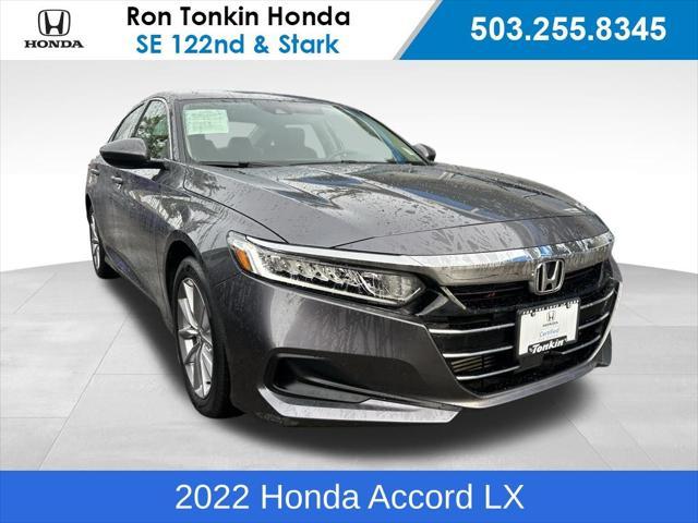 used 2022 Honda Accord car, priced at $24,220