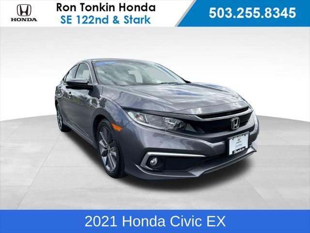 used 2021 Honda Civic car, priced at $26,500