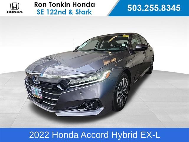 used 2022 Honda Accord Hybrid car, priced at $27,849