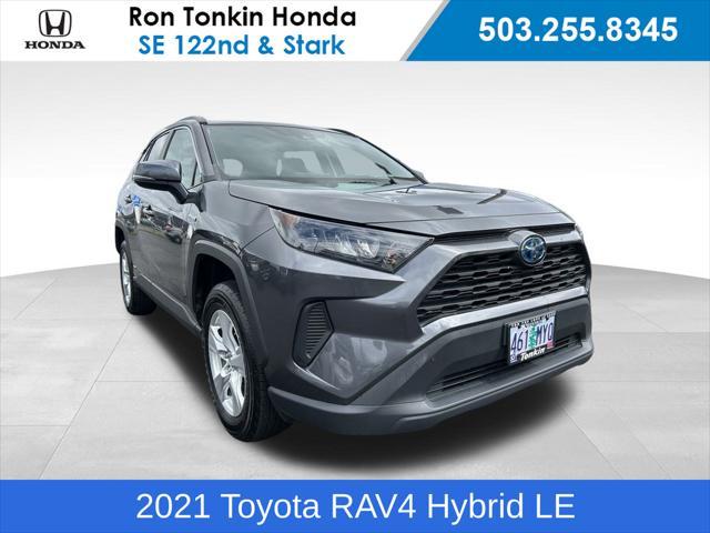 used 2021 Toyota RAV4 car, priced at $27,000