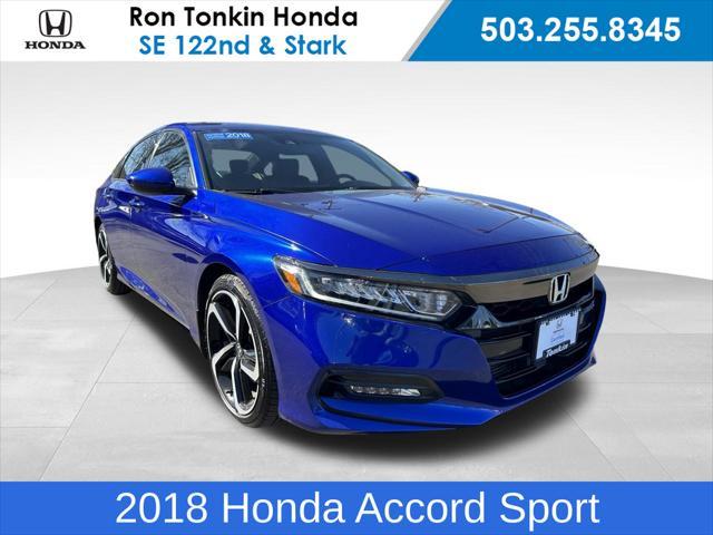 used 2018 Honda Accord car, priced at $20,500