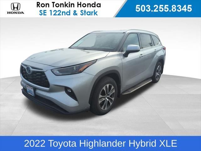 used 2022 Toyota Highlander Hybrid car, priced at $48,000