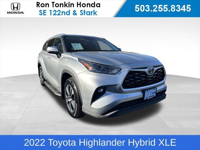 used 2022 Toyota Highlander Hybrid car, priced at $46,000