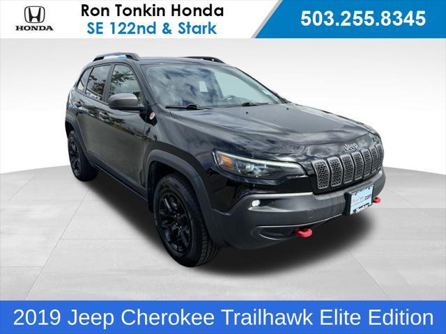 used 2019 Jeep Cherokee car, priced at $23,500