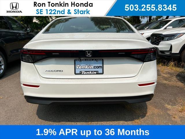 new 2024 Honda Accord car, priced at $28,767