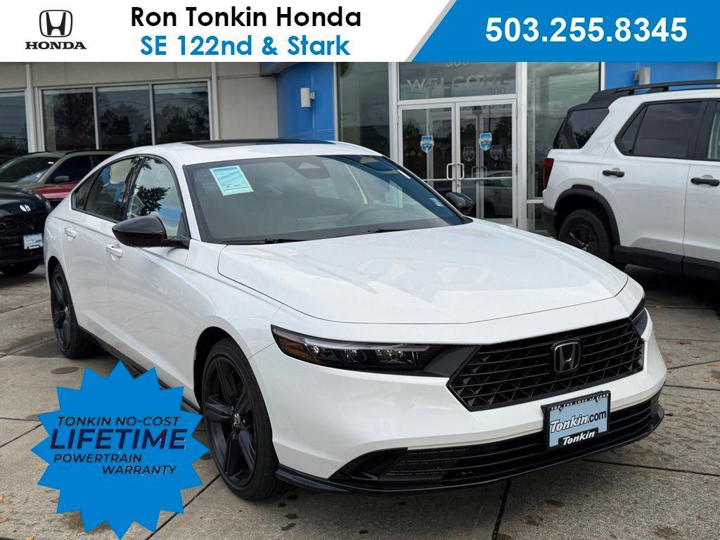 new 2025 Honda Accord Hybrid car, priced at $36,497