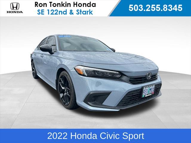used 2022 Honda Civic car, priced at $24,842
