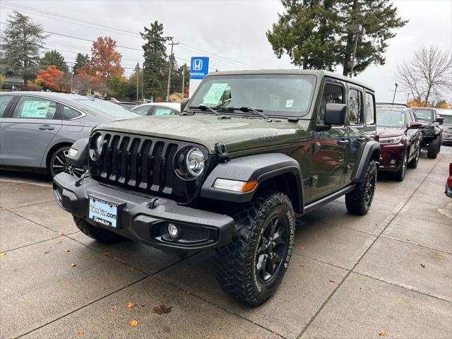 used 2021 Jeep Wrangler Unlimited car, priced at $33,649