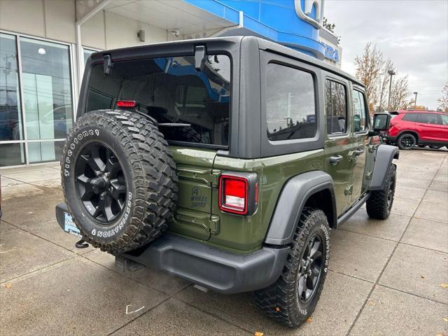 used 2021 Jeep Wrangler Unlimited car, priced at $33,649