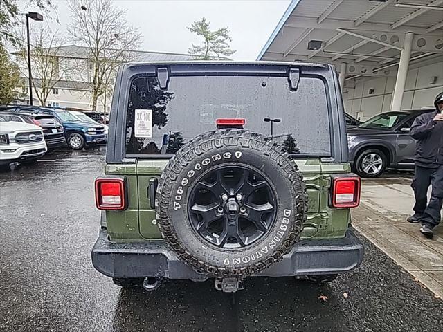 used 2021 Jeep Wrangler Unlimited car, priced at $33,959