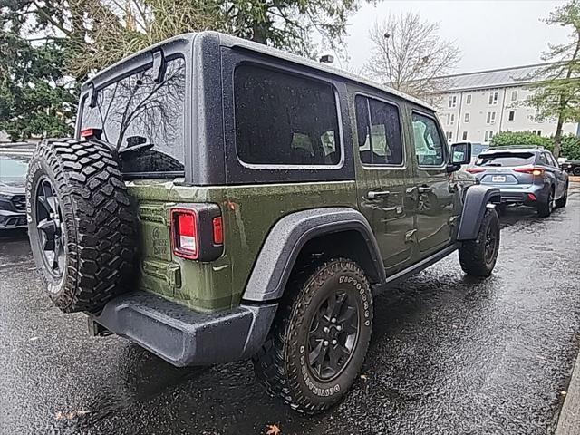 used 2021 Jeep Wrangler Unlimited car, priced at $33,959