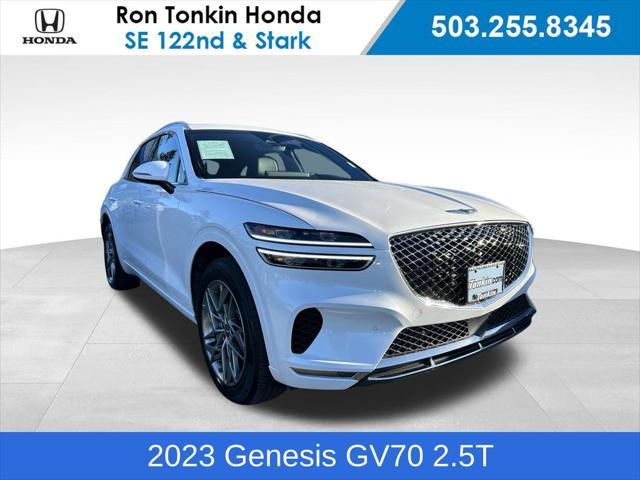 used 2023 Genesis GV70 car, priced at $38,949