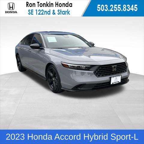 used 2023 Honda Accord Hybrid car, priced at $31,649