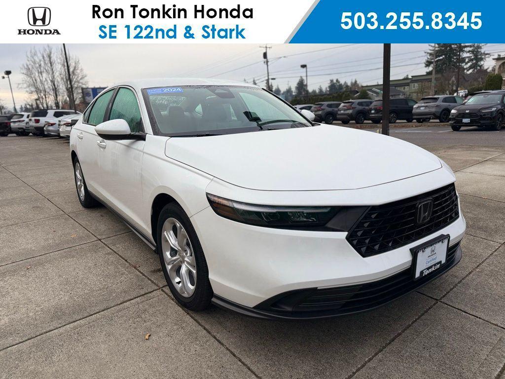 used 2024 Honda Accord car, priced at $25,452