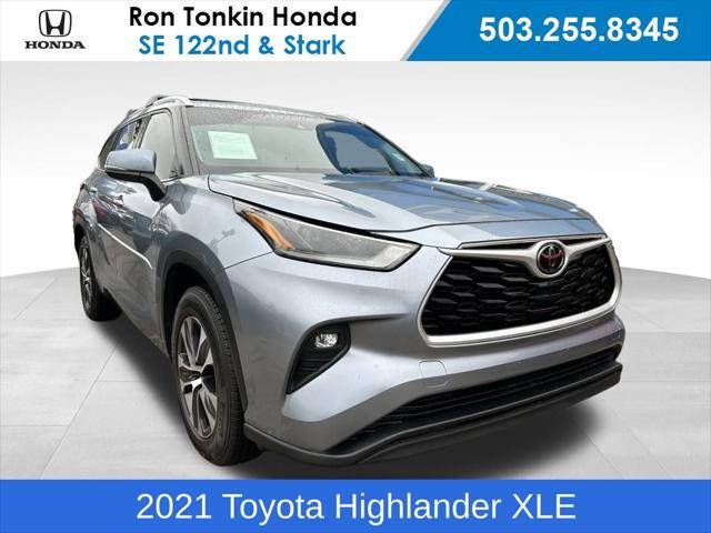 used 2021 Toyota Highlander car, priced at $34,649