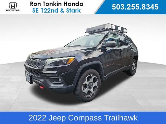 used 2022 Jeep Compass car, priced at $22,349