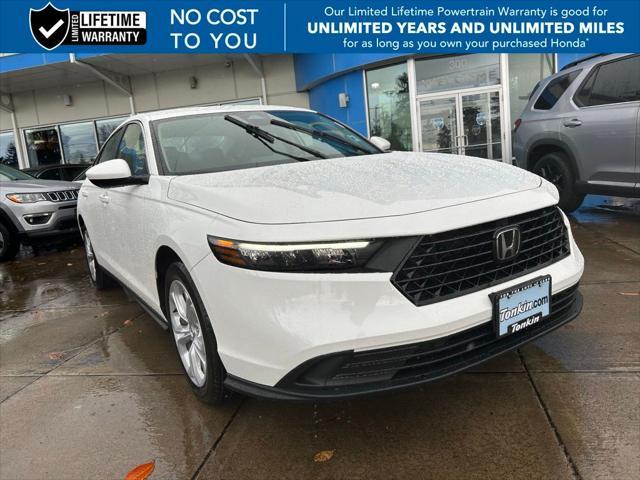 new 2025 Honda Accord car, priced at $29,845