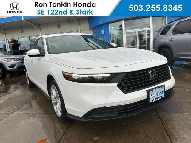 new 2025 Honda Accord car, priced at $29,845