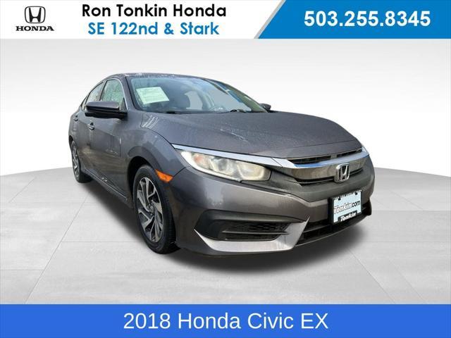 used 2018 Honda Civic car, priced at $18,469