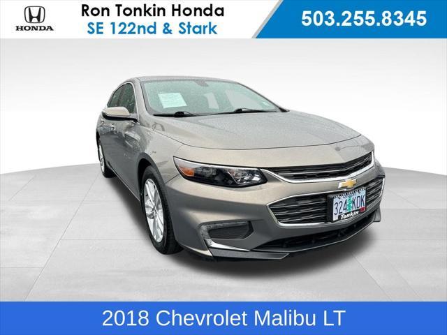 used 2018 Chevrolet Malibu car, priced at $17,649