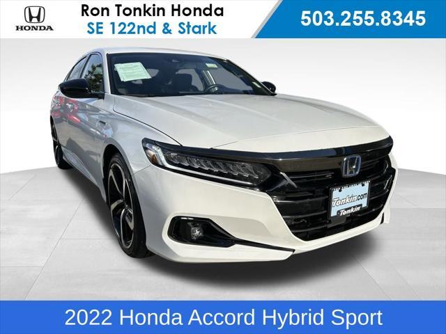 used 2022 Honda Accord Hybrid car, priced at $27,949