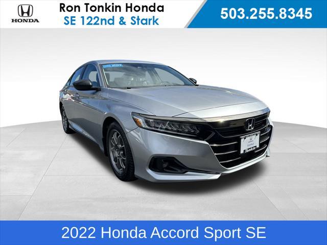 used 2022 Honda Accord car, priced at $29,499