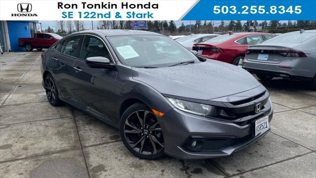 used 2021 Honda Civic car, priced at $18,469