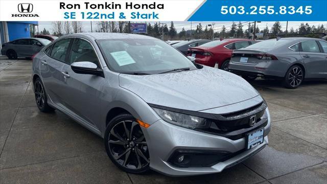 used 2021 Honda Civic car, priced at $19,989