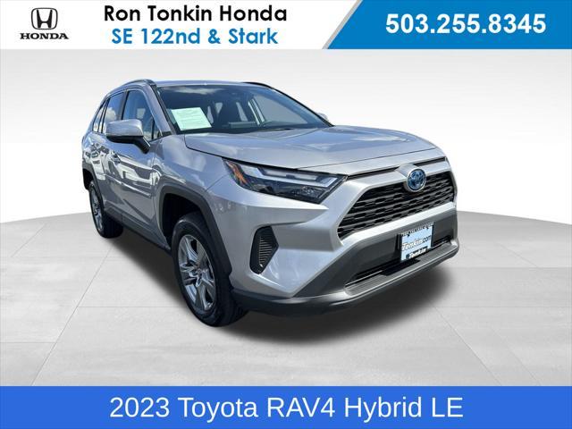 used 2023 Toyota RAV4 Hybrid car, priced at $36,000