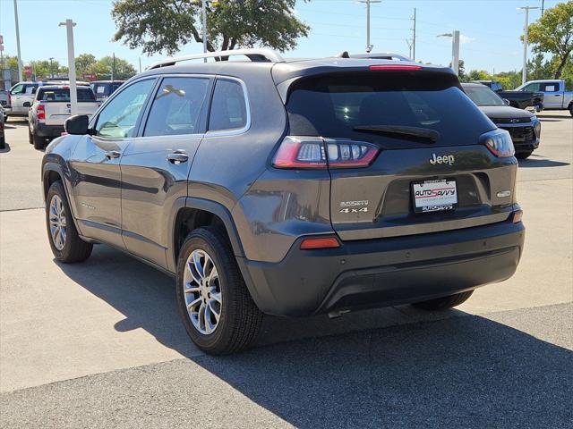 used 2021 Jeep Cherokee car, priced at $18,500