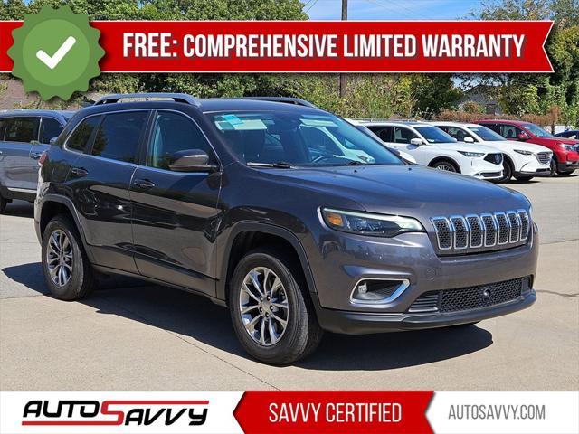 used 2021 Jeep Cherokee car, priced at $18,500