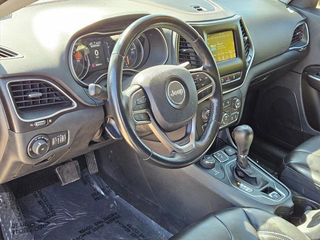 used 2021 Jeep Cherokee car, priced at $18,500