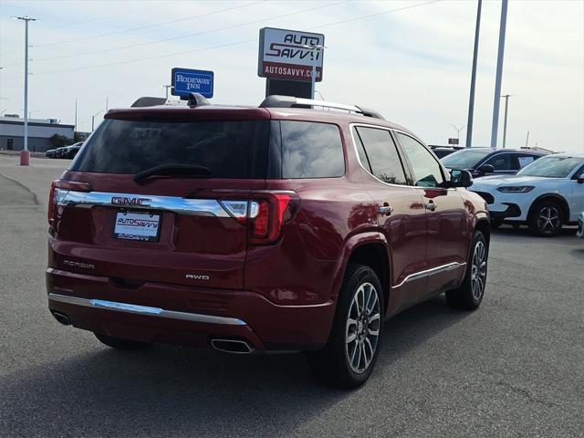 used 2021 GMC Acadia car, priced at $25,800