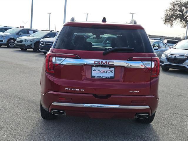 used 2021 GMC Acadia car, priced at $25,800