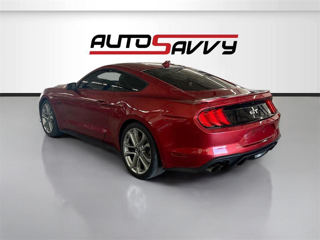 used 2022 Ford Mustang car, priced at $34,500