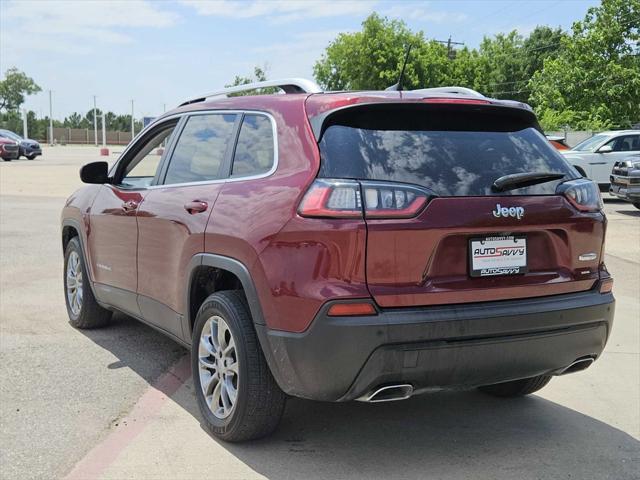 used 2021 Jeep Cherokee car, priced at $19,000