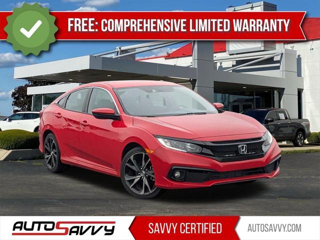 used 2021 Honda Civic car, priced at $19,300