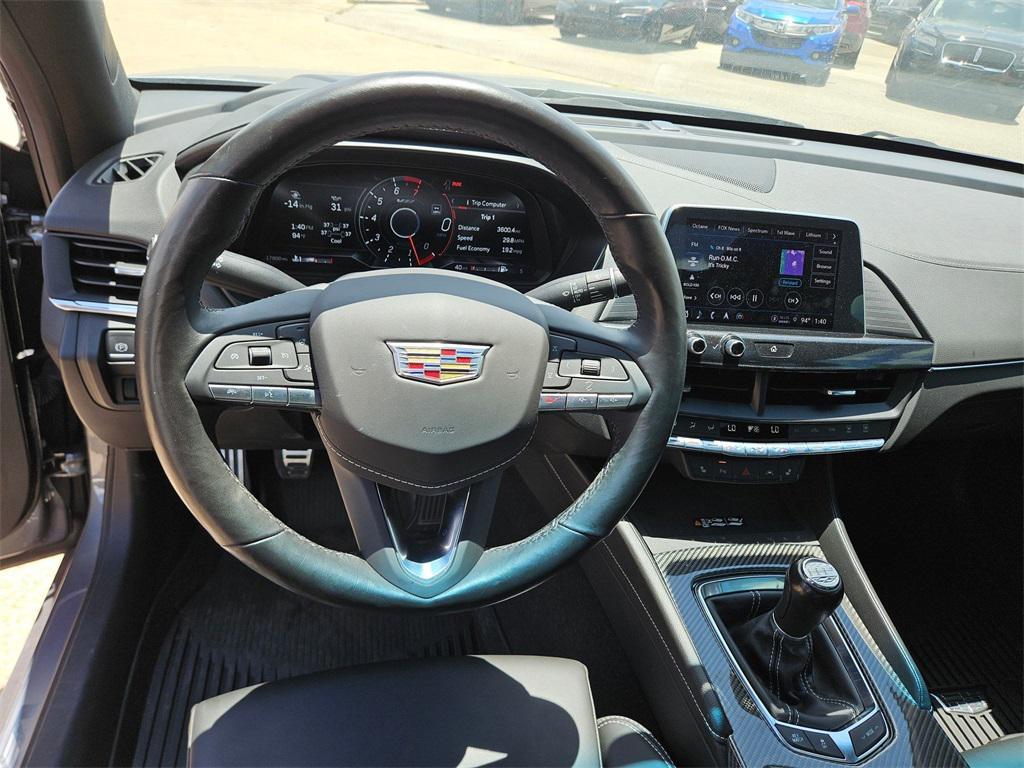 used 2022 Cadillac CT4-V car, priced at $47,000
