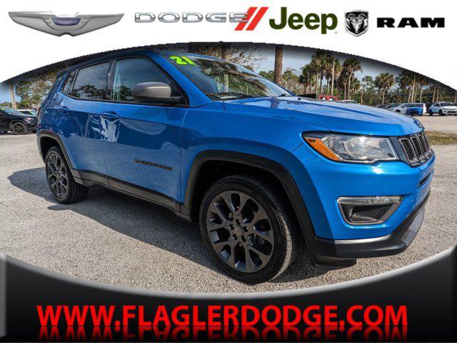 used 2021 Jeep Compass car, priced at $18,744