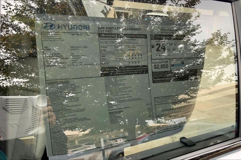 new 2026 Hyundai Santa Fe car, priced at $44,035