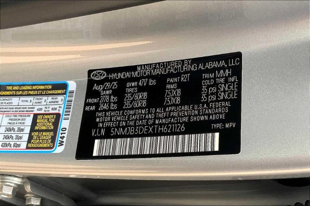 new 2026 Hyundai Tucson car, priced at $27,896