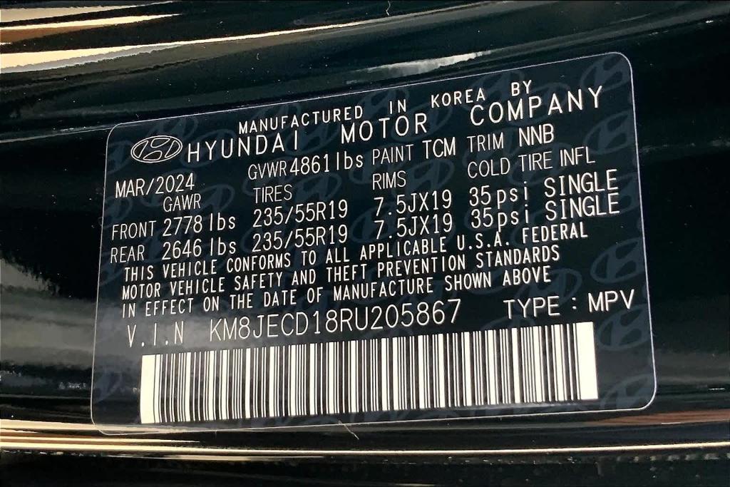 new 2024 Hyundai Tucson Hybrid car, priced at $38,165