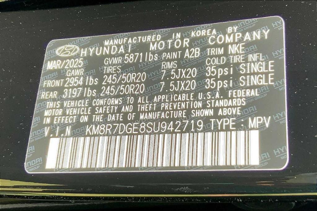 new 2025 Hyundai Palisade car, priced at $49,817